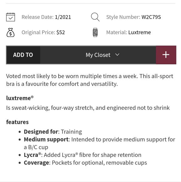 Lululemon Energy Bra Highlight Yellow - Picture 3 of 7